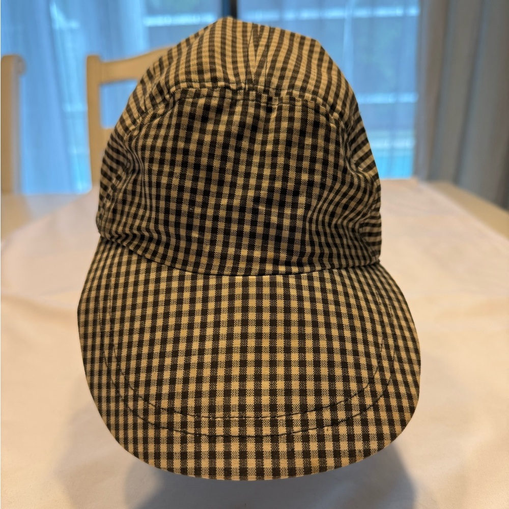 Vintage GAP Black and White Checkered Cap